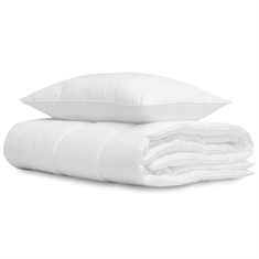 Duvet and pillow set - Allergy-friendly and practical summer fibre duvet and pillow - Komplett from Høie Of Scandinavia